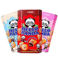 Boîte de biscuits Hello Panda Teddy Bear, fabricants de biscuits sandwich, mini biscuits Panda Pet, biscuits santé, collations