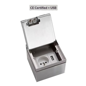 埋め込み式フロアソケットボックス <span class=keywords><strong>RJ45</strong></span> フラットソケット 家庭用 EU規格フロアソケットボックス - Product Image 6