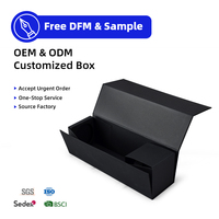 Caja de Envío de Papel Reciclado Personalizada con Logotipo en Relieve UV y Forro de Esponja para Pequeñas Empresas, Comercio Electrónico y Marca