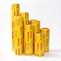 Film étirable en PVC moulé de qualité alimentaire haute performance, résistant à l'humidité, rouleaux de 50 cm pour l'emballage et la conservation des fruits frais
