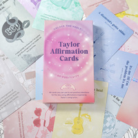 Impression de carte affirmative personnalisée de haute qualité et la plus vendue, carte affirmative de conception de guérison quotidienne pour les femmes
