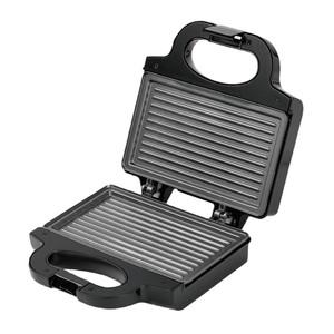 Machine à sandwichs chauffante double face 220V, grill panini électrique avec fonction maintien au chaud pour le petit-déjeuner et les repas légers - Product Image 5