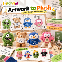 Porte-clés en peluche personnalisé avec logo, breloques de sac en forme d'animaux mignons pour cadeaux d'entreprise et articles promotionnels