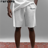 Ensemble de vêtements de sport pour hommes avec impression de logo personnalisé, ensemble décontracté en deux pièces, t-shirt et short de couleur unie pour l'été, tenues de sport