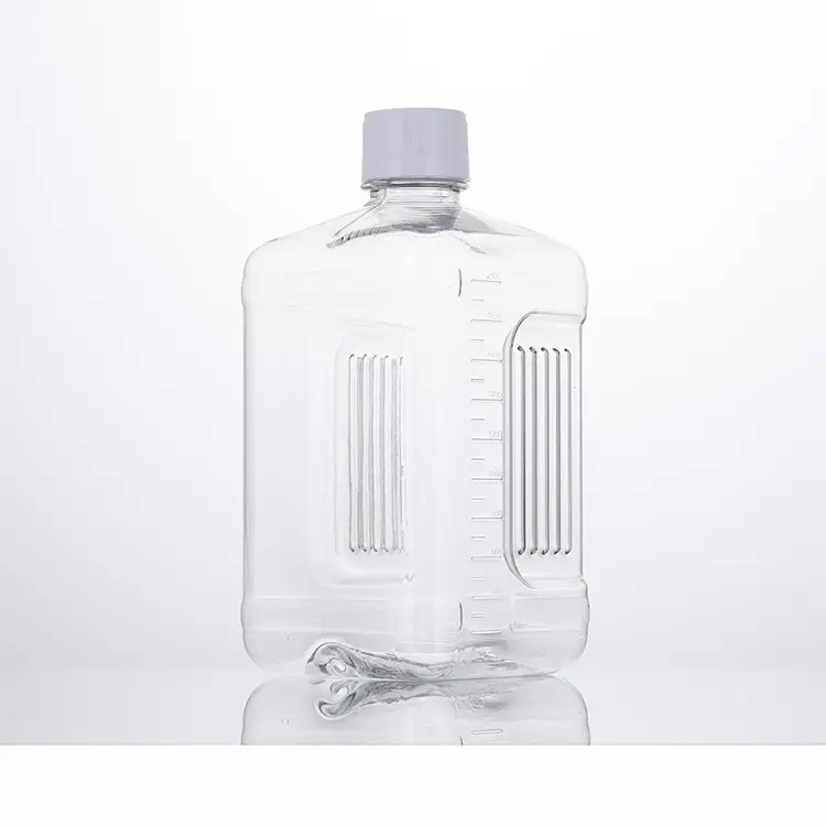 持ちやすい2L 5L 10L20L大容量スクエアプラスチックPC使い捨て液体収納ボトル