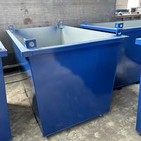 Bacs à déchets empilables en acier au carbone XINTUO pour l'extérieur, bacs à ordures à ouverture supérieure, recyclage des déchets, taille personnalisable pour utilisation à la ferme