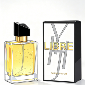 Profumo Spray Liberte con Foglia d'Oro, Design Moderno e Lussuoso, Fragranza Floreale a Lunga Durata, Eau De Parfum per Donne e Signore - Product Image 1