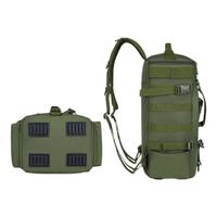 Sac à dos de pêche tactique en nylon camouflage, polyester, capacité 36-56L, système MOLLE, multi-compartiments pour la pêche en plein air, la randonnée