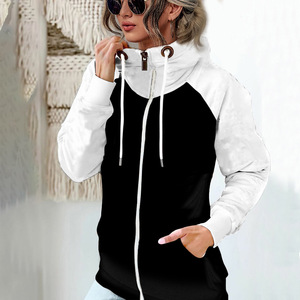Manteau <span class=keywords><strong>femme</strong></span> <span class=keywords><strong>pull</strong></span> en velours à capuche <span class=keywords><strong>grande</strong></span> <span class=keywords><strong>taille</strong></span> nouveau Plus épais ample pour l'automne hiver Europe États-Unis - Product Image 6
