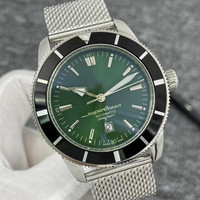 Reloj Mecánico Automático Deportivo Cuadrado de Lujo, Unisex, con Alarma, Movimiento Hangzhou, Puntero Oculto, Acero Inoxidable, Cristal de Zafiro
