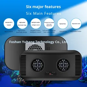 ไฟ LED อควาเรียมอัจฉริยะแบบ Wi-Fi ขายส่ง, โคมไฟสำหรับตู้ปลาทะเลและน้ำจืด ปรับความสว่างได้ ให้แสงเต็มสเปกตรัม - Product Image 4