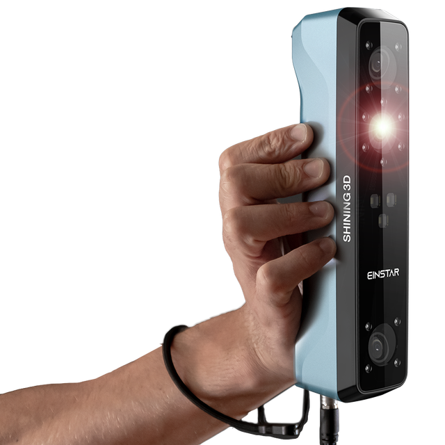 Shining 3D Einstar 3D Scanner with Free Visibility Marker Points High Color Fidelity Handheld 3d Scanner Scanning Machine