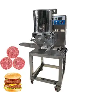 स्वचालित सस्ते कम कीमत कटललेट मांस पैटी आलू निर्माता बर्गर मांस पाई बनाने की प्रेस मशीन