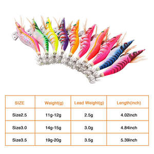 Calamari gamberetti gamberetti in legno tipo Laser gancio per calamari <span class=keywords><strong>filo</strong></span> morbido 3.5 #23G esca <span class=keywords><strong>da</strong></span> <span class=keywords><strong>pesca</strong></span> - Product Image 2