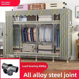 Lemari Pakaian Lipat Modern dari Logam, Dapat Diperpanjang, Portabel, untuk Aplikasi Gym, Kombinasi Kabinet Penyimpanan - Product Image 5