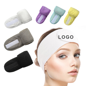 Occultant OEM ODM — bandeau élastique ajustable pour femmes, marque privée, élastique, lavage du visage, maquillage, <span class=keywords><strong>spa</strong></span>, extensible, doux, avec LOGO gaming - Product Image 3