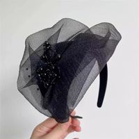 Zifeng OEM Bandeau pour cheveux blancs tendance pour femmes en tissu organza Accessoires pour cheveux tendance pour filles Bandeau pour cheveux personnalisé