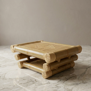 100% Natural <b>Bamboo</b> Convertible Modern Console <b>Table</b>-Highest Quality Living Room & Bedroom Furniture - Product Image 2