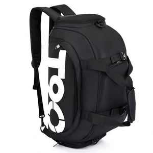 Free Sample Foldable Printed Logo Waterproof Sports Travelling Gym Backpack Custom Duffle <b>Bags</b> With Shoe Compartment - Product Image 4