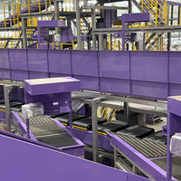 Trieur à courroies croisées certifié CE Truelisort pour un tri à grande vitesse dans les centres de distribution logistique et les hubs de tri