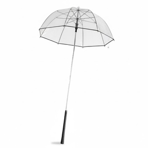 Golf Club <b>Umbrella</b> Clear Manual Open Double Canopy Vented <b>Windproof</b> Extra Large Straight Long Handle Rain Sun Travel POE - Product Image 1