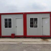 Casa contenedor plegable de 20 pies, juego de kit pequeño Modular hecho de grano de madera, casa contenedor de cabina, casa contenedor prefabricada