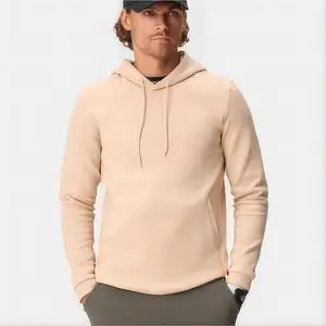 Sweat à capuche de golf pour hommes Pull-over en coton et polyester spandex à la mode Sweat à capuche de golf en tissu éponge léger et personnalisé pour hommes