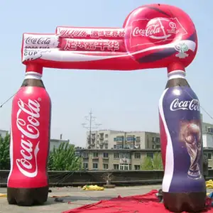 Inflatable Beverage Drink Bottle Advertising Arch For Advertising