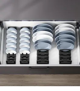 碗碟晾衣架小碗碟架，带托盘紧凑型碗碟排水器，用于厨柜橱柜厨具架