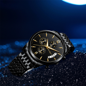 Relojes POEDAGAR de Primera Marca para Hombre, Reloj de Cuarzo de Moda Ultrafino de Acero Inoxidable Resistente al Agua - Product Image 3