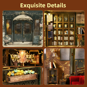 Minicity cuốn sách Nook Bộ dụng cụ cho người lớn và thanh thiếu niên, <span class=keywords><strong>DIY</strong></span> thu nhỏ Dollhouse Kit - Product Image 3