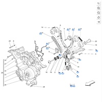 Pour Maserati Ghibli Levante Quattroporte V6 système de distribution de moteur ensemble de chaîne 323513