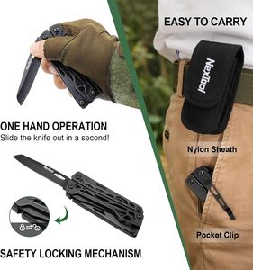 Outil multifonctionnel de camping NexTool 11 en 1 avec pince à bec effilé, <span class=keywords><strong>ciseaux</strong></span>, embouts de tournevis, couteau de poche en acier inoxydable, outil de jardin - Product Image 3