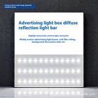 Design moderne 12V pour l'ingénierie Bande LED en aluminium Film souple Boîte à lumière Plafond Réfléchissant diffus IP65 Étanche Dimmable