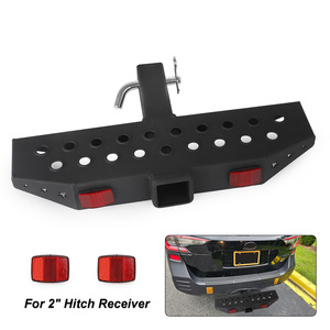Receptor de enganche para remolque CNSPEED, capacidad de carga de 150 kg, acero negro con reflectores para remolcar camiones - Product Image 5