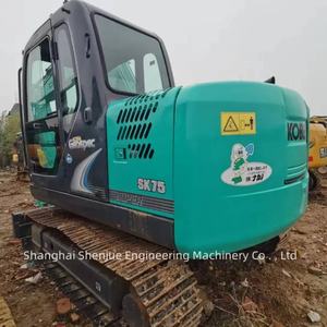Meilleure Vente : Excavatrice Hydraulique Mini Kobelco 75 d'Occasion, 7 Tonnes, Moteur et Pompe à Faible Consommation d'Énergie, à Vendre - Product Image 3