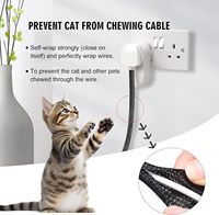 JIAEN10ft 1/2 pouces cordon protecteur manchon de câble fendu fil métier à tisser tube cordon d'alimentation Audio USB câble gestion TV ordinateur câble