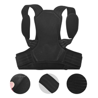 Haute qualité réglable ceinture Posture correcteur orthèse épaule sport Protection hommes et femmes dos lisseur soutien