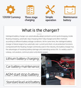 INSTABOX BC12 4 Chargeur intelligent entièrement automatique 6V <span class=keywords><strong>12V</strong></span> 4-80AH pour batteries au plomb et au lithium, pour scooter, <span class=keywords><strong>moto</strong></span>, bateau, UE - Product Image 6