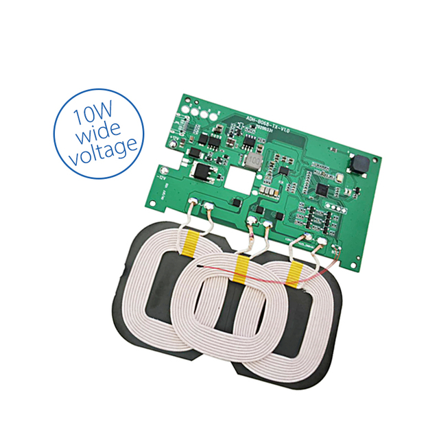 Factory Customized 15W 3 Coil Wireless Charging Transmitter Module Charger Circuit Board for Phone Earphone Watch & Laptop