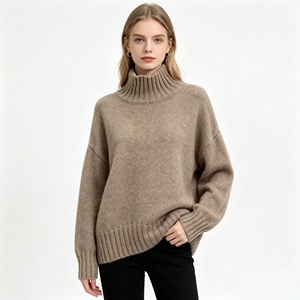 <span class=keywords><strong>Pull</strong></span> en maille épais à <span class=keywords><strong>col</strong></span> <span class=keywords><strong>roulé</strong></span> pour <span class=keywords><strong>femme</strong></span>, vente en gros, service OEM/ODM, <span class=keywords><strong>pull</strong></span> décontracté ample pour <span class=keywords><strong>femme</strong></span> - Product Image 4
