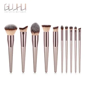 Pinceaux de maquillage professionnels super doux à manche en bois, 18 pièces en 1, pour <span class=keywords><strong>le</strong></span> visage, vente en gros, coloris variés - Product Image 1