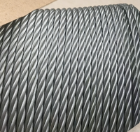 Câble métallique compacté haute résistance 8,3 mm 8,6 mm 9,1 mm 10,2 mm 4X31WS+PP pour plateformes suspendues et levage d'échafaudages