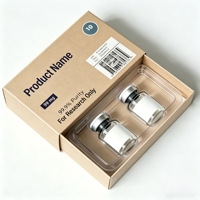 Boîtes à peptides personnalisées de qualité supérieure 2ml 3ml 5ml Écologiques Recyclables Durables Conception gratuite Impression de données variables Usine