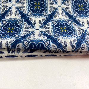 Arvest-tela estampada de sarga de rayón de algodón para camisa y vestido, informe de prueba de calidad de marca del Reino Unido - Product Image 2