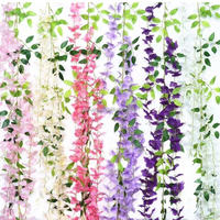 Mur de fleurs artificielles à prix abordable, fond de scène rose clair en fleurs de cerisier, décoration de mariage, fleurs artificielles pour plafond