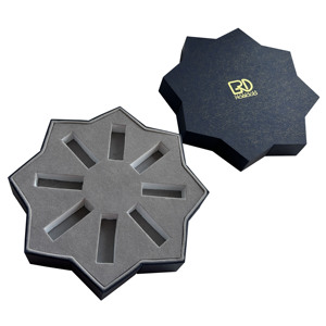 ROGOOD Fabrika Lüks Poligon Kozmetik Kutusu Özel Altın Varak Logolu Sert Özel Kağıt Kutu Parfüm Yağı Örneği Hediye Verme İçin P2196 - Product Image 5