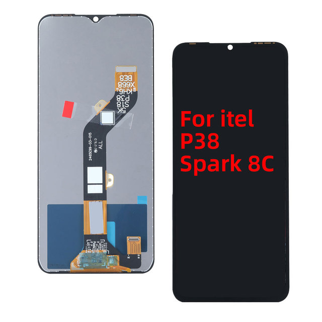Mobile Phone Screen for Tecno Spark 8c Orginal 6.6 LCD Digitizer Assembly for Tecno Spark 8c Lcd Replacement Screen for Itel P38