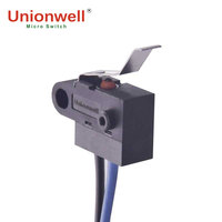 Micro-interrupteur à levier zippé Unionwell 1A/5A 250VAC/12VDC, micro-interrupteur étanche IP67 à 2 fils pour diverses applications