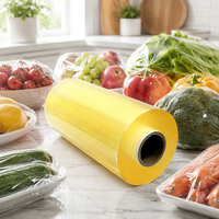 Rouleau Jumbo de 1000 m, 10 microns, 11 microns, film plastique alimentaire pour usage en cuisine, film alimentaire PVC, film alimentaire enroulable